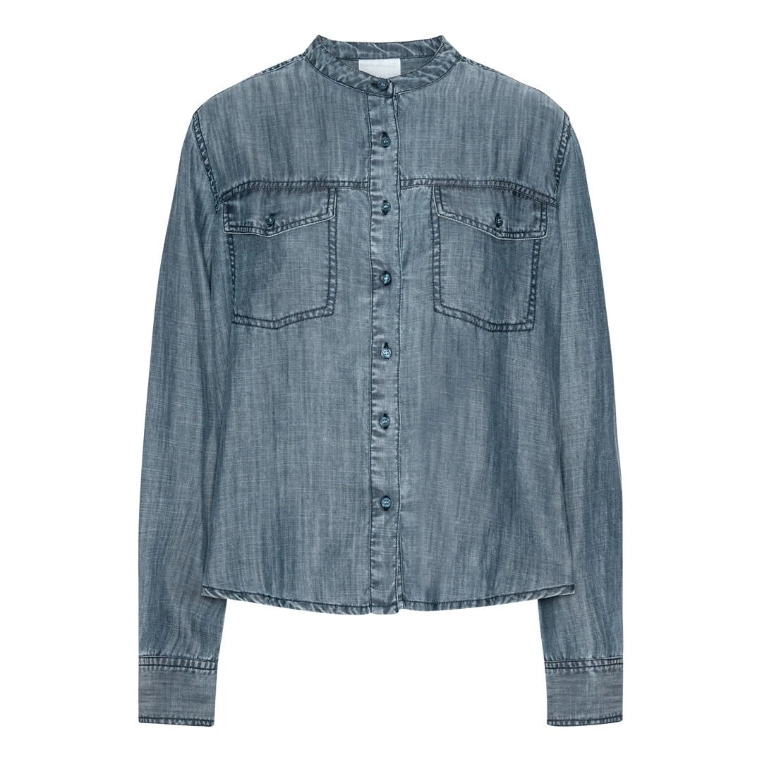 Project AJ117 Kirsa Denim Shirt - Dark Indigo 3 Project AJ117 Kirsa Denim Shirt - Dark Indigo