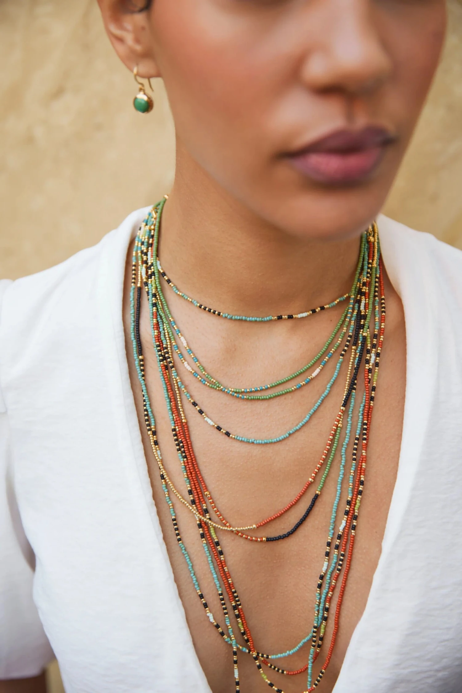 Batoka Creatives By Anna Beck Jafuta Necklace - Gold 4 Batoka Creatives By Anna Beck Jafuta Necklace - Gold - Image 2