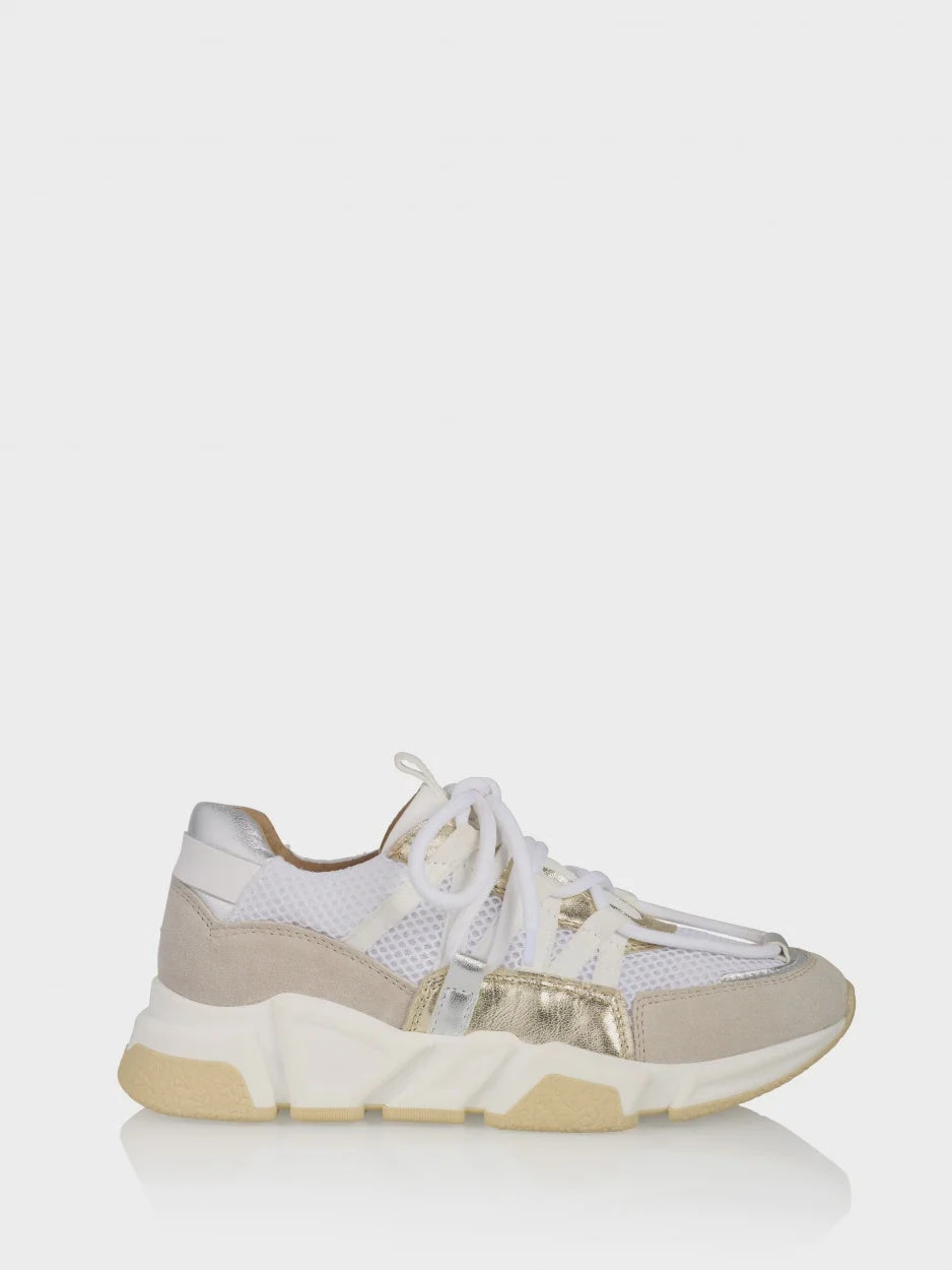 DWRS Los Angeles Trainers - White/Yellow Gold 6 DWRS Los Angeles Trainers - White/Yellow Gold - Image 4