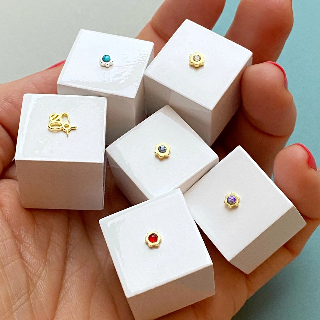 LULU Copenhagen Colour Ball Stud - Buttercream 4 LULU Copenhagen Colour Ball Stud - Buttercream - Image 2