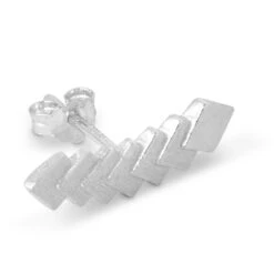 LULU Copenhagen Domino Earring - Silver 10 LULU Copenhagen Domino Earring - Silver -Lulu&M LULU1261 DOMINO7 1PCS SILVER Silver Extra2