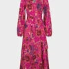 Cras Laracras Dress - Pink Garden 2 Cras Laracras Dress - Pink Garden -Lulu&M Lara Dress Dress C1687 8000 Pink Garden 640x crop center jpg