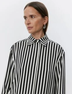 Day Birger Et Mikkelson Lea Striped Viscose Shirt - Fluid Stripes -Lulu&M Lea Striped Viscose Shirts Blouses DAY65243708 500143 FLUID STRIPES 3 jpg