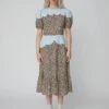 Stella Nova Leopard Midi Dress With Embroidery - Leopard 2 Stella Nova Leopard Midi Dress With Embroidery - Leopard -Lulu&M Leopard Midi Dress with Embroidery Dress SE51 4095 081 Leopard jpg