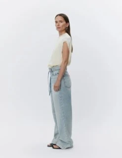 Alternative view of Day Birger Et Mikkelson Lise Matte Crepe Top - Winter White