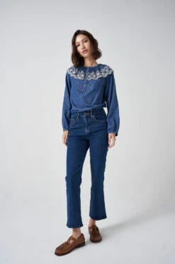 Alternative view of Seventy + Mochi Gigi Jeans - Dark Americana