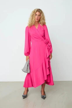 Alternative view of Cras Lotuscras Dress - Fuchsia Pink