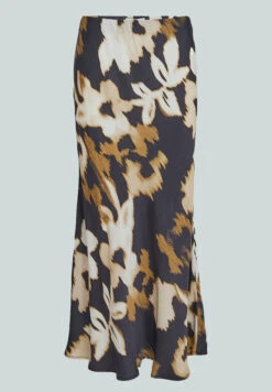 Minus Bernia Midi Skirt - Arrowwood Yellow Print