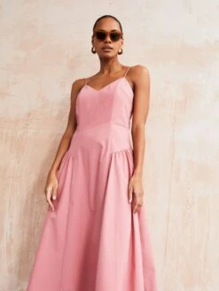 Alternative view of Vivere Mabel Sundress - Dusty Rose