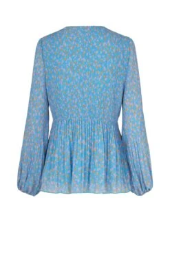 Alternative view of CRAS Melinda Blouse - Floral Blue