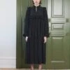 Stella Nova Midi Dress With Flounce At Chest - Black 1 Stella Nova Midi Dress With Flounce At Chest - Black -Lulu&M Midi dress with flounce at chest Dress CD35 4617 999 Black 2 1200x jpg