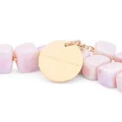 Alternative view of Vanessa Baroni Mini Organic Shaped Bracelet - Iridescent Rose
