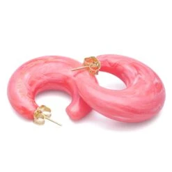 Vanessa Baroni Moon Earring - Strawberry Icecream 5 Vanessa Baroni Moon Earring - Strawberry Icecream -Lulu&M Moon Earring strawberry icecream 150 jpg