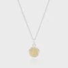 Anna Beck Classic Medium Circle Necklace - Gold & Silver -Lulu&M NK10350 TWT 3000x jpg 2