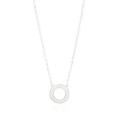 Anna Beck Classic Open Circle Necklace - Gold/Silver -Lulu&M NK10572 TWT 3 3000x jpg