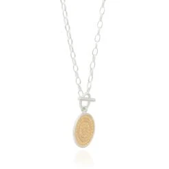 Anna Beck Contrast Dotted Circle Toggle Necklace - Gold/Silver 9 Anna Beck Contrast Dotted Circle Toggle Necklace - Gold/Silver -Lulu&M NK10573 TWT 2 3000x jpg