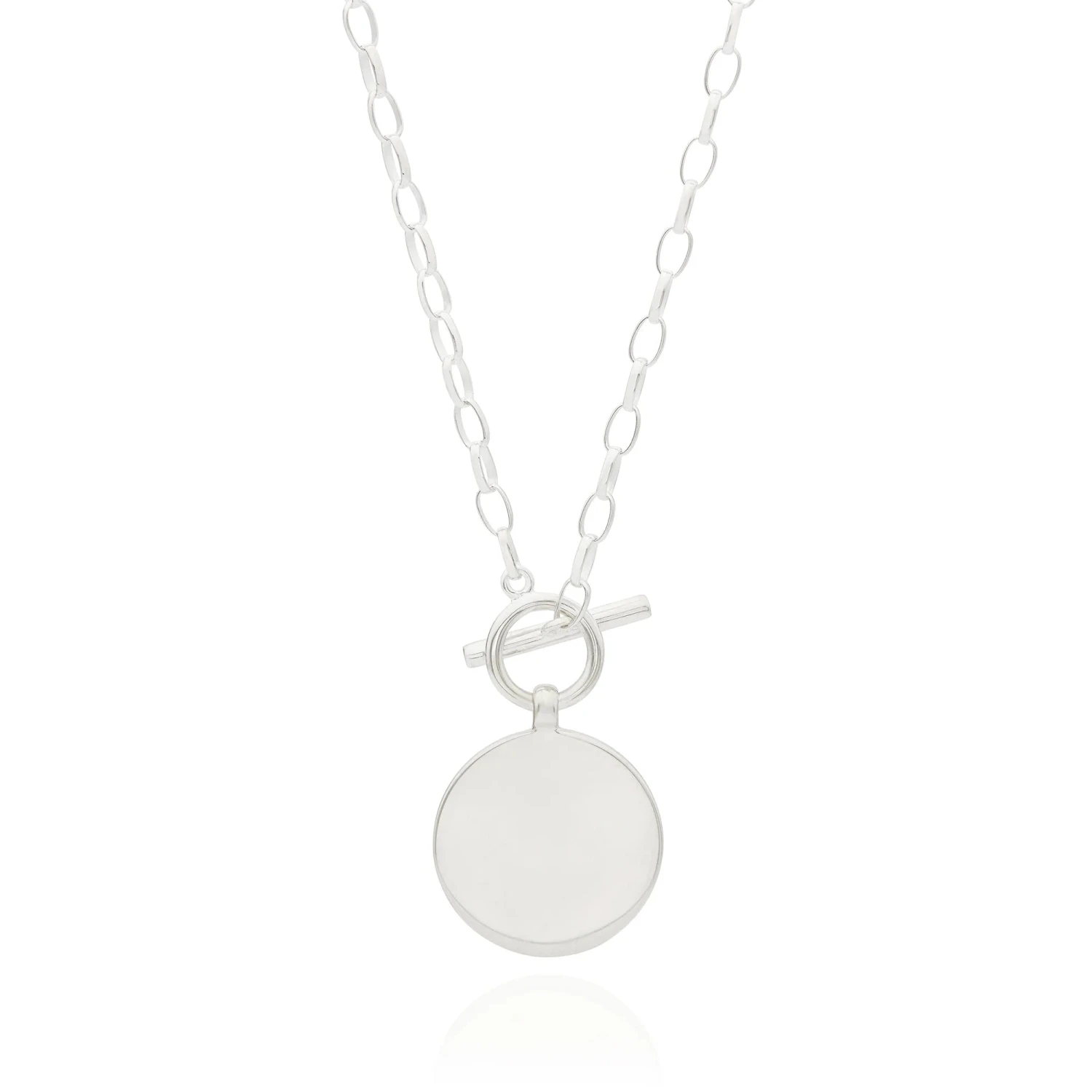 Anna Beck Contrast Dotted Circle Toggle Necklace - Gold/Silver 7 Anna Beck Contrast Dotted Circle Toggle Necklace - Gold/Silver - Image 5