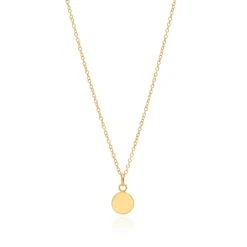 Alternative view of Anna Beck Small Circle Pendant - Gold