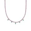 Anna Beck Vista Beaded Necklace - Lilac/Turquoise/Gold -Lulu&M NK10723 GPHOT 1