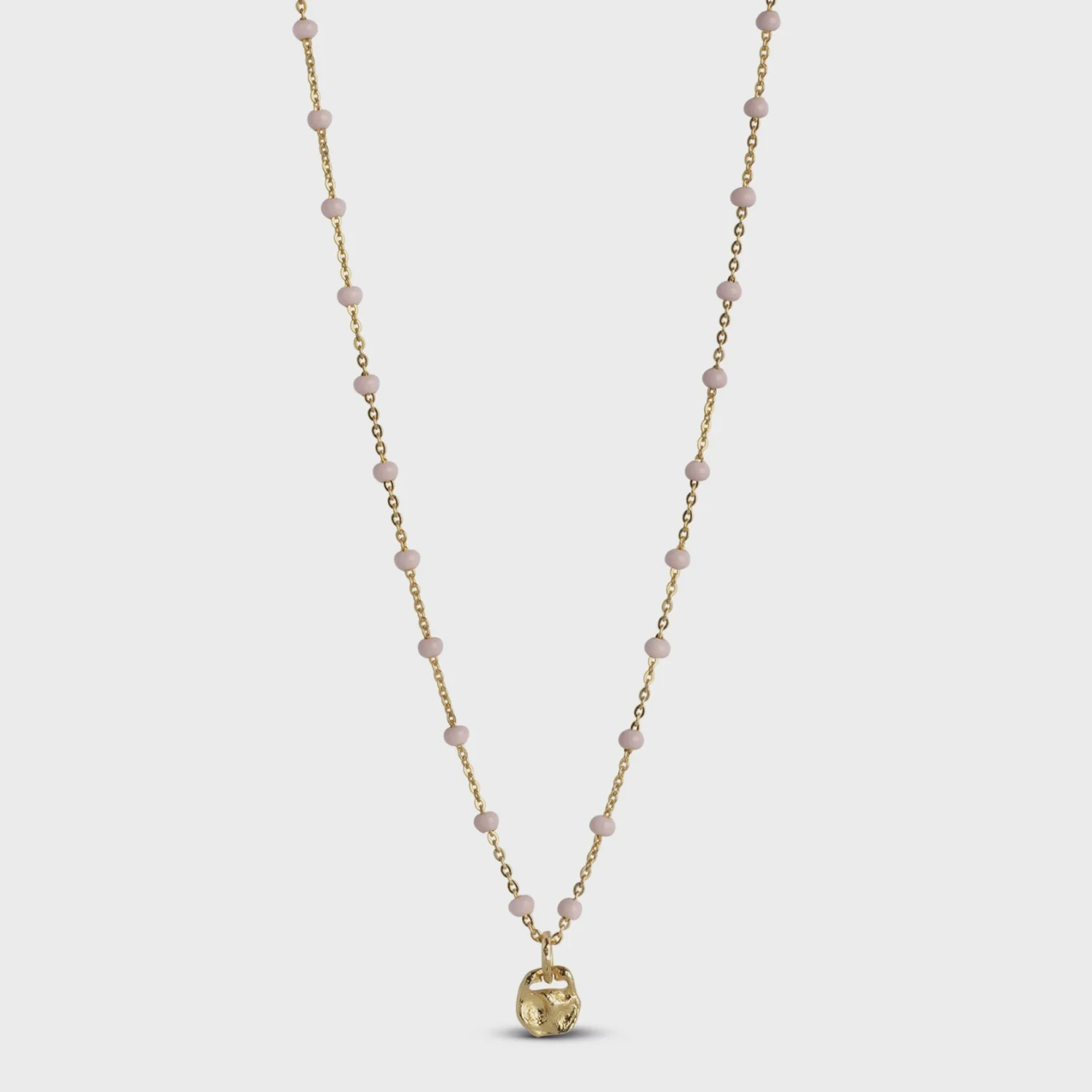 Enamel Copenhagen Lola Refined Necklace - Light Pink 3 Enamel Copenhagen Lola Refined Necklace - Light Pink