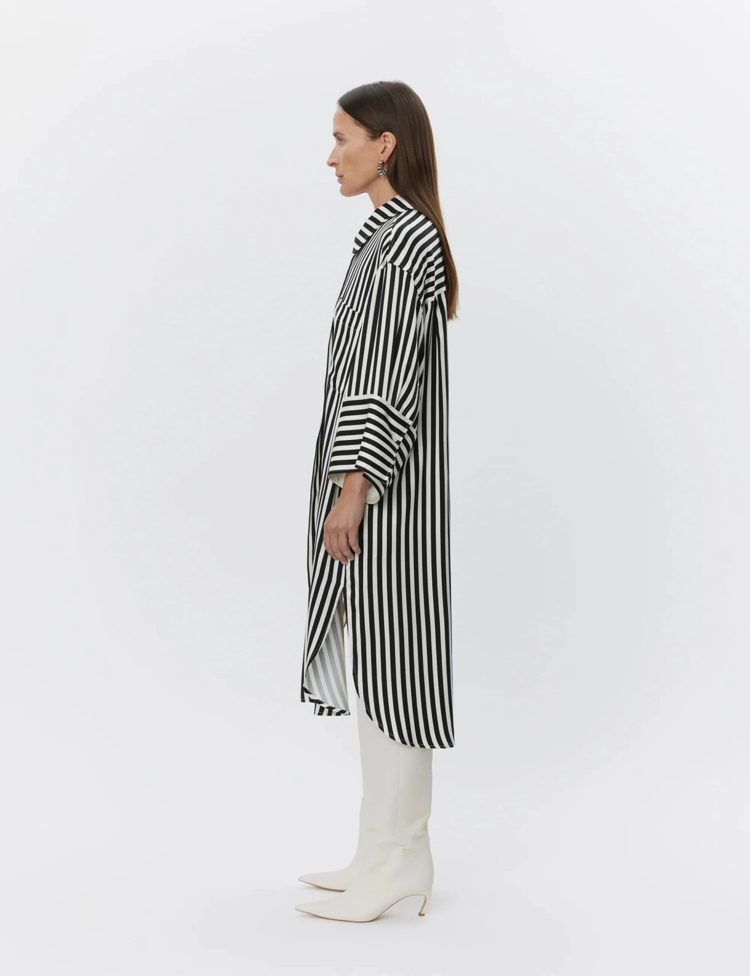 Day Birger Et Mikkelson Noe Striped Viscose Dress - Fluid Stripes 4 Day Birger Et Mikkelson Noe Striped Viscose Dress - Fluid Stripes - Image 2