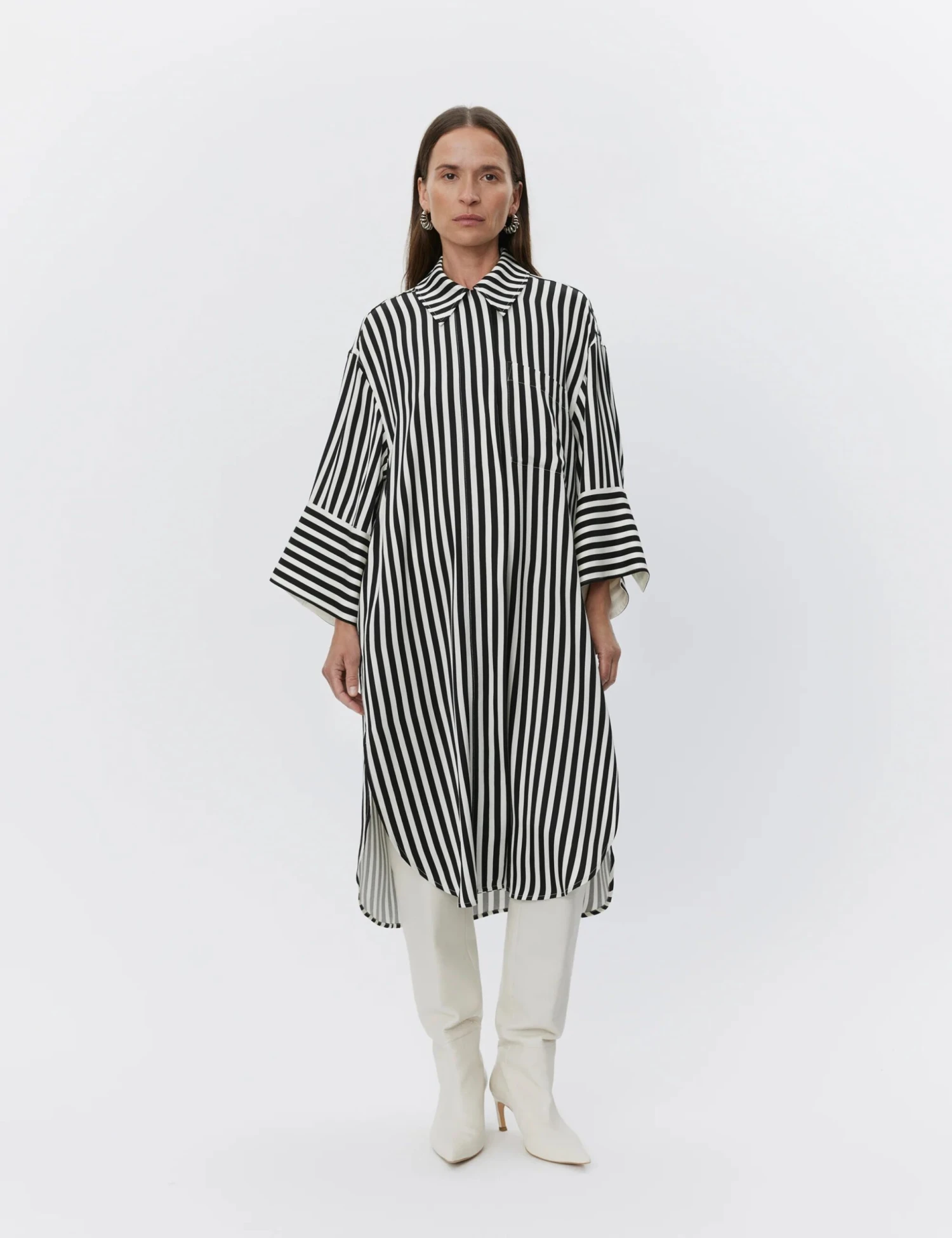 Day Birger Et Mikkelson Noe Striped Viscose Dress - Fluid Stripes 8 Day Birger Et Mikkelson Noe Striped Viscose Dress - Fluid Stripes - Image 6