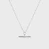 Orelia Chunky T-Bar Necklace Silver -Lulu&M ORE30605 2 1000x1000 png