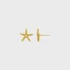 Orelia Starfish & Pearl Stud Earrings - Gold 1 Orelia Starfish & Pearl Stud Earrings - Gold -Lulu&M ORE30744 1500x1500 progressive png jpg 2