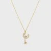 Orelia Embellished Lobster Charm Necklace - Gold -Lulu&M ORE30768 2 1500x1500 progressive png jpg