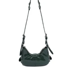 Nunoo Palma City Leather Bag - Dark Green 9 Nunoo Palma City Leather Bag - Dark Green -Lulu&M Palma city Green Shoulder bags 73384004 Green 3 jpg