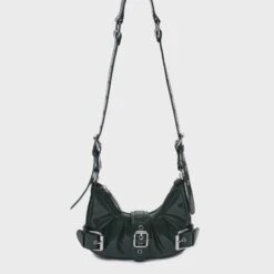Nunoo Palma City Leather Bag - Dark Green
