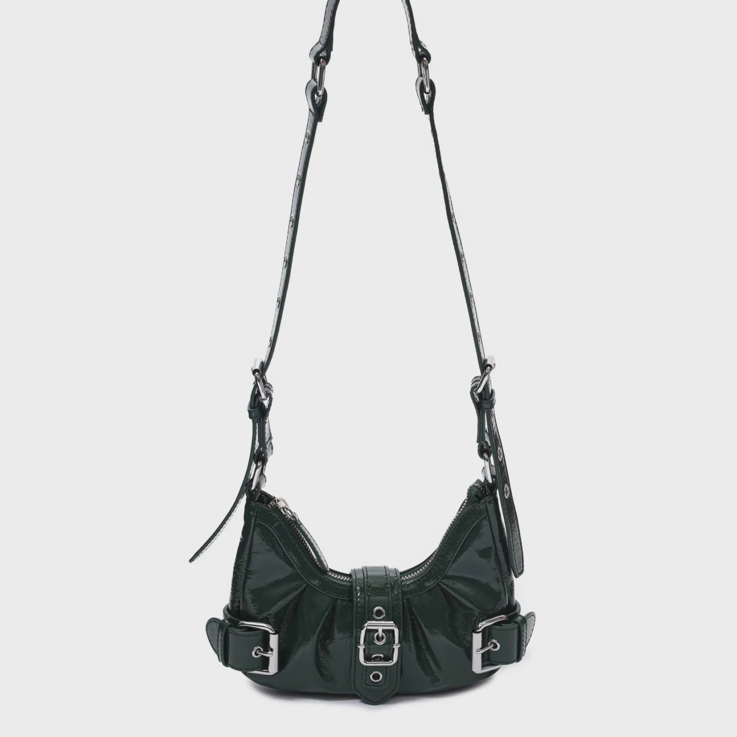 Nunoo Palma City Leather Bag - Dark Green 3 Nunoo Palma City Leather Bag - Dark Green