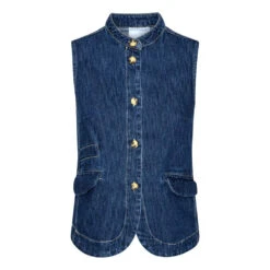 Alternative view of Project AJ117 Passion Denim Waistcoat - Indigo