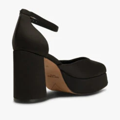 Alternative view of Shoe The Bear Priscilla Plateau Heel - Black