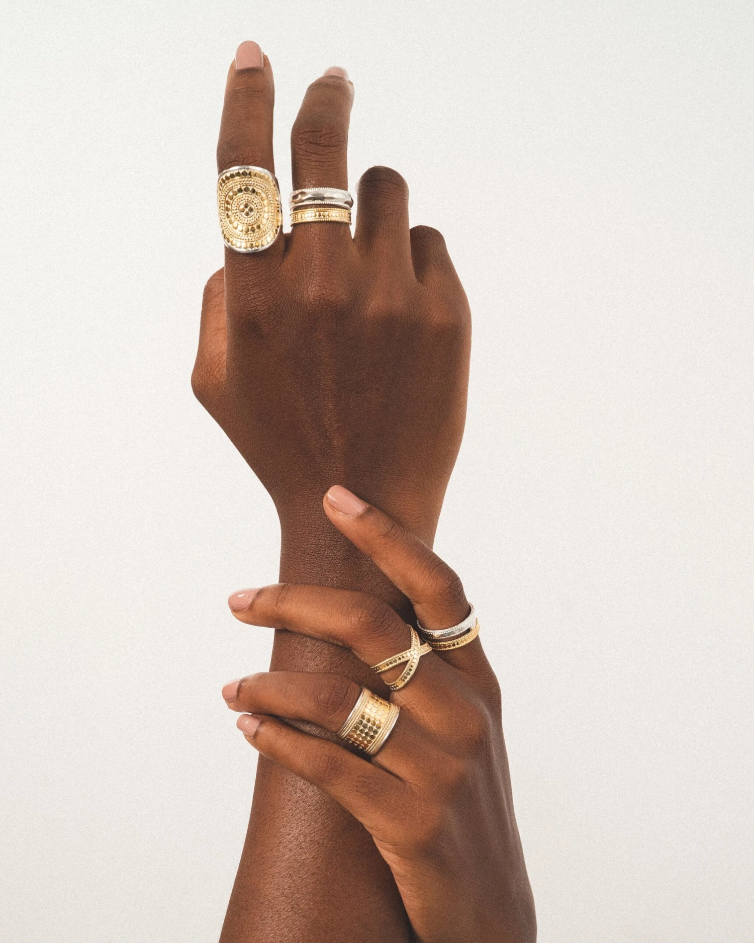 Anna Beck Classic Saddle Ring - Gold & Silver 5 Anna Beck Classic Saddle Ring - Gold & Silver - Image 3