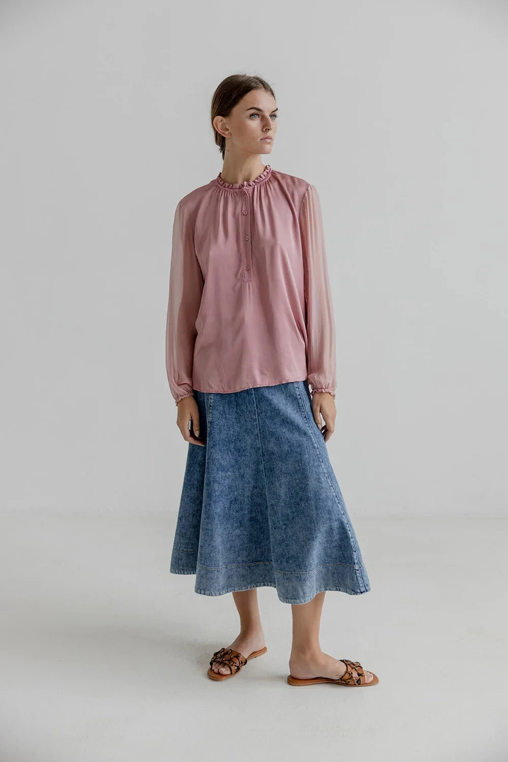 Project AJ117 Rosita Blouse - Old Rose 3 Project AJ117 Rosita Blouse - Old Rose