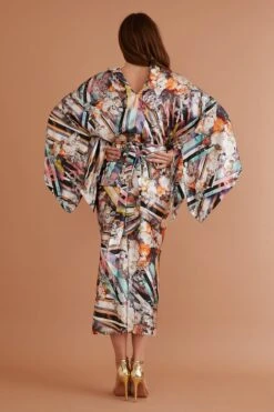 Alternative view of Rebecca Rhoades Billie Bias Skirt - Retro Zest