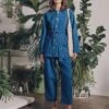 Vivere Macy Denim Belted Jacket - Blue 2 Vivere Macy Denim Belted Jacket - Blue -Lulu&M SH012 312 jpg 2