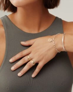 Anna Beck Classic Smooth Rim Charm Bracelet - Gold & Silver -Lulu&M SHOT 03 713 3000x 40a54395 7991 4e97 9305 29f55edc3000