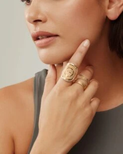 Anna Beck Classic Saddle Ring - Gold & Silver 11 Anna Beck Classic Saddle Ring - Gold & Silver -Lulu&M SHOT 03 717 3000x jpg 961f06e1 4188 449d 96b4 8b8a8b7cfa05