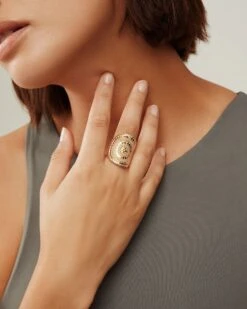 Anna Beck Classic Saddle Ring - Gold & Silver 12 Anna Beck Classic Saddle Ring - Gold & Silver -Lulu&M SHOT 03 763 3000x jpg 04e94e98 bc33 4c0a 9124 d81d31b67932