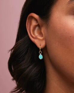 Anna Beck Amazonite Drop Charm Earrings - Gold 7 Anna Beck Amazonite Drop Charm Earrings - Gold -Lulu&M SHOT 09 131 3000x jpg