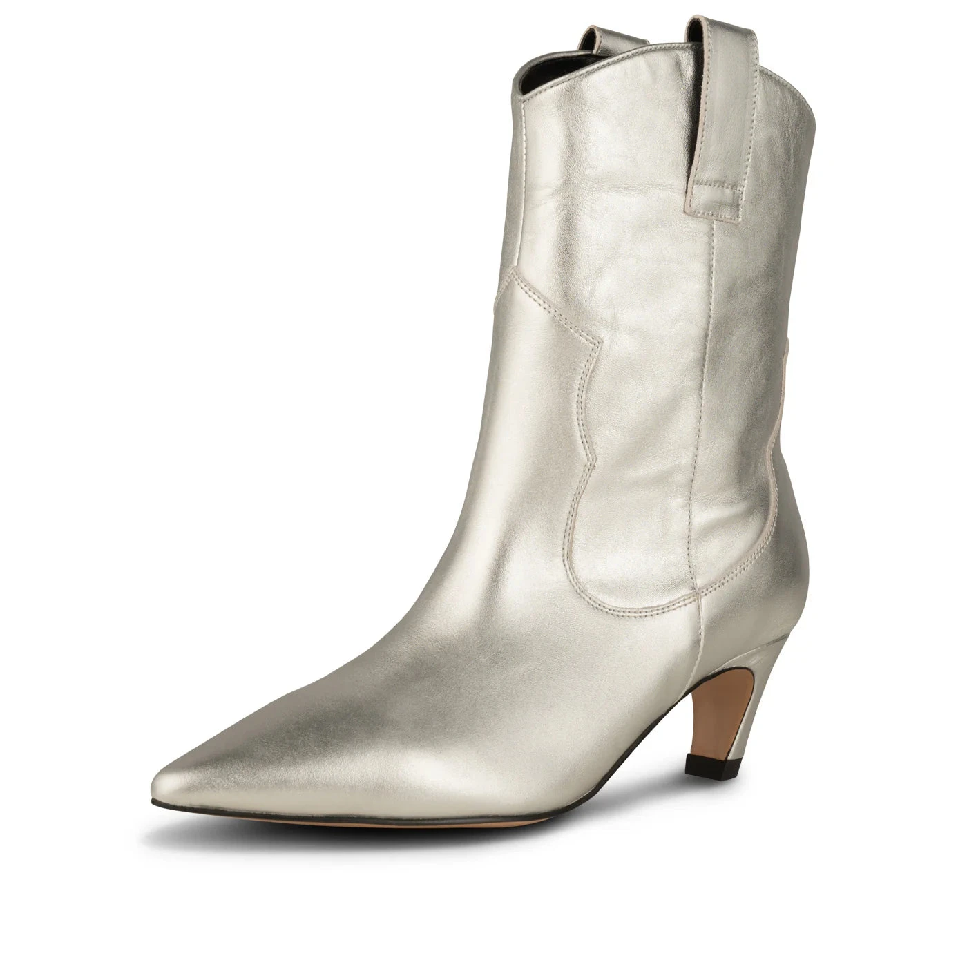 Shoe The Bear Dicte Western Boot - Silver Metallic 5 Shoe The Bear Dicte Western Boot - Silver Metallic - Image 3