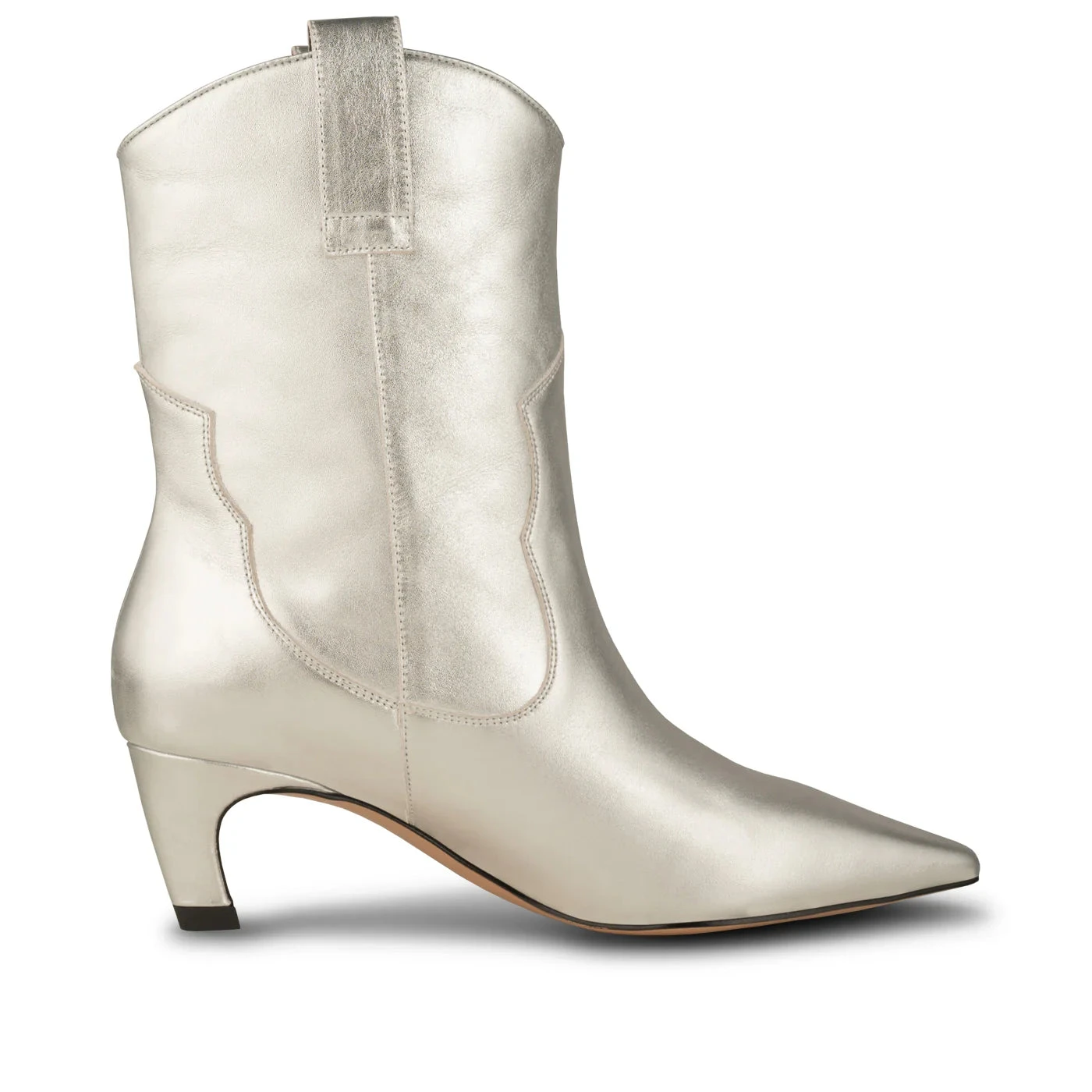 Shoe The Bear Dicte Western Boot - Silver Metallic 7 Shoe The Bear Dicte Western Boot - Silver Metallic - Image 5