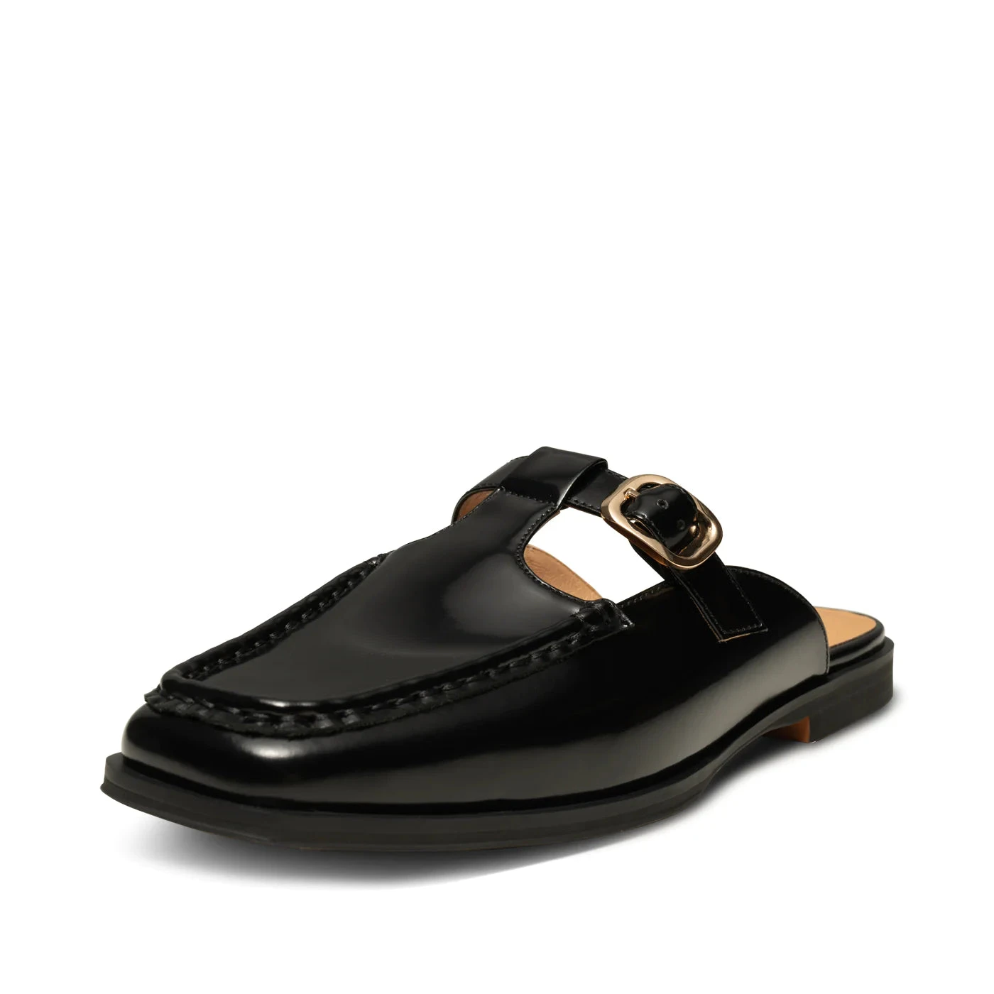 Shoe The Bear Erika Leather Slide - Black High Shine 10 Shoe The Bear Erika Leather Slide - Black High Shine - Image 8