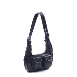 Alternative view of Nunoo Sally Small City Leather Bag - Black