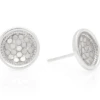Anna Beck Dish Stud Earrings - Silver 2 Anna Beck Dish Stud Earrings - Silver -Lulu&M Screenshot2021 02 13at00.43.23