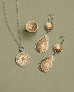 Alternative view of Anna Beck Double Drop Flower Earrings