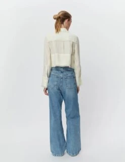 Day Birger Elijah Relaxed Jean - Light Blue Soft Denim -Lulu&M Shania Sheer Fringes Shirts Blouses DAY65243113 110515 LEMON ICING 2 1384x1800 jpg