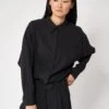 Tanta Hazo Shirt - Black 1 Tanta Hazo Shirt - Black -Lulu&M T2045 HazoShirt Black SS25 0593